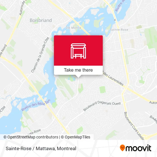 Sainte-Rose / Mattawa map