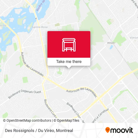 Des Rossignols / Du Viréo map