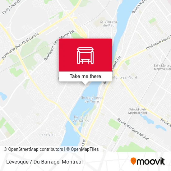 Lévesque / Du Barrage map