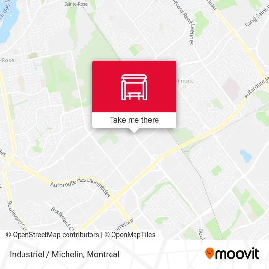 Industriel / Michelin map