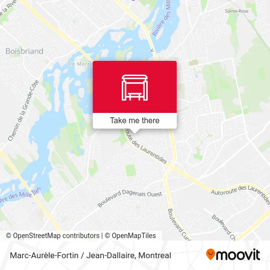 Marc-Aurèle-Fortin / Jean-Dallaire map