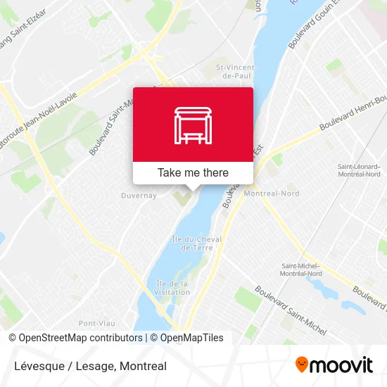 Lévesque / Lesage map