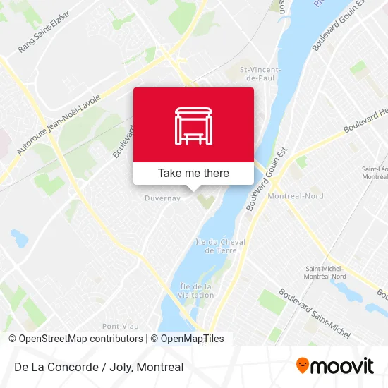 De La Concorde / Joly map