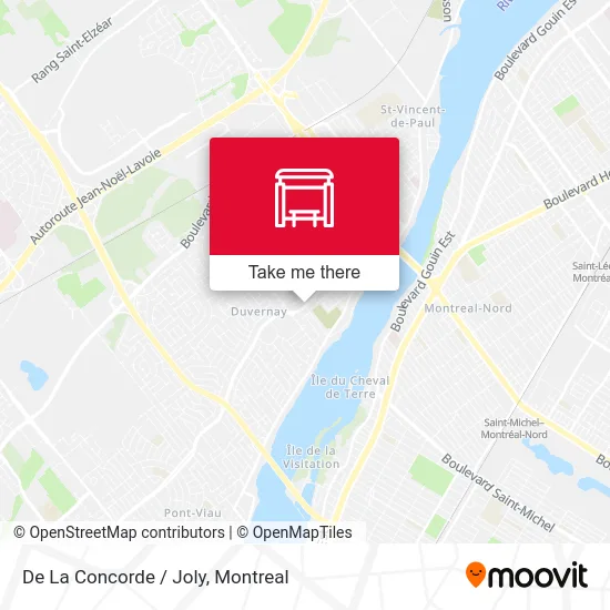 De La Concorde / Joly map