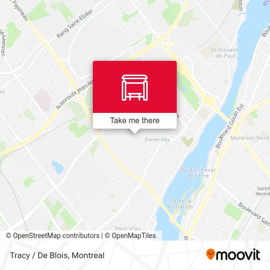 Tracy / De Blois map