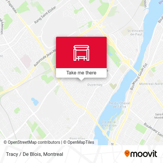 Tracy / De Blois map