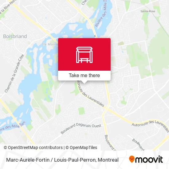 Marc-Aurèle-Fortin / Louis-Paul-Perron map