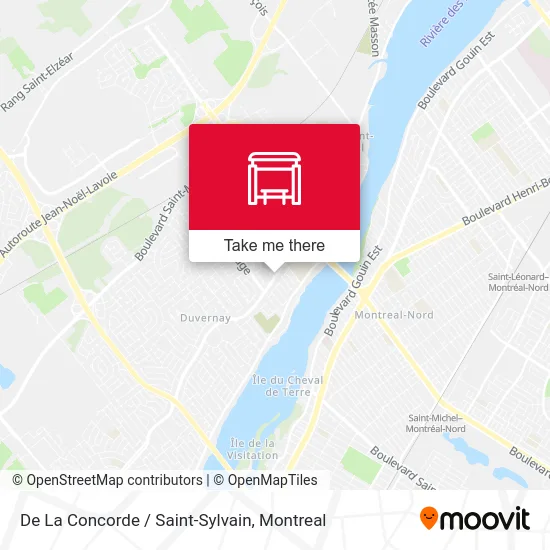 De La Concorde / Saint-Sylvain map