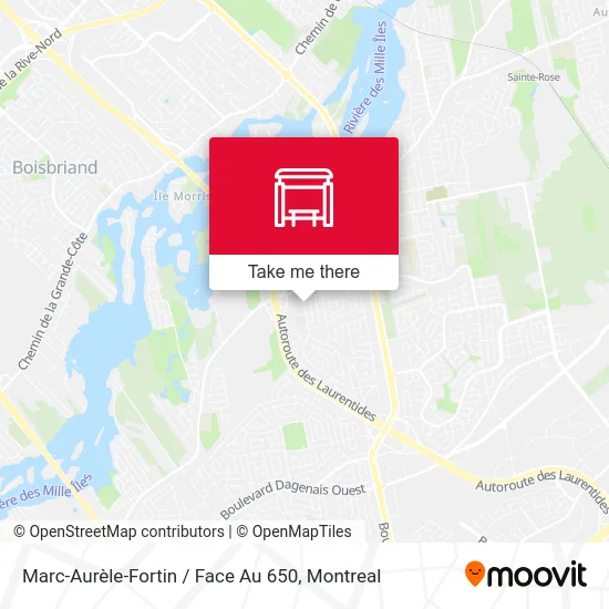 Marc-Aurèle-Fortin / Face Au 650 map