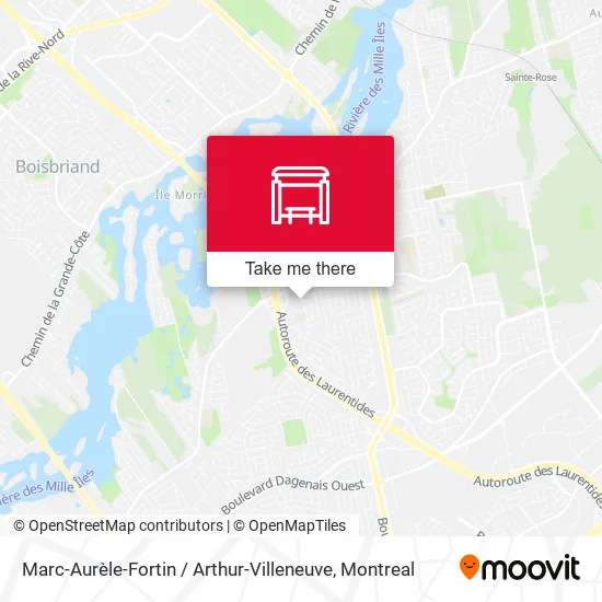 Marc-Aurèle-Fortin / Arthur-Villeneuve map