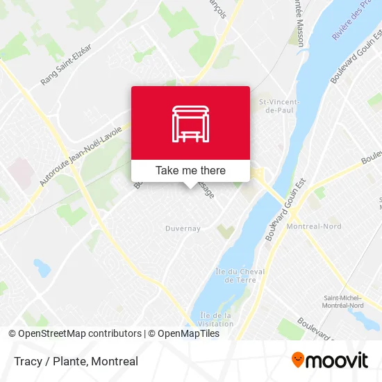 Tracy / Plante map