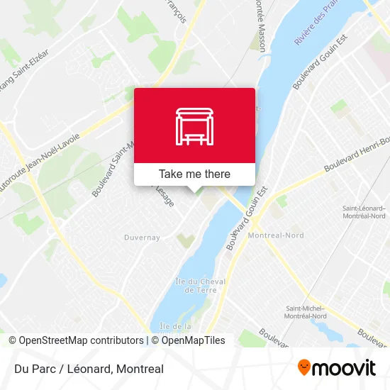 Du Parc / Léonard map