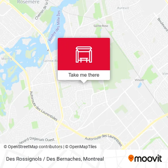 Des Rossignols / Des Bernaches map