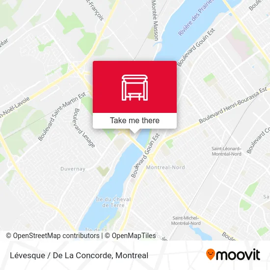 Lévesque / De La Concorde map