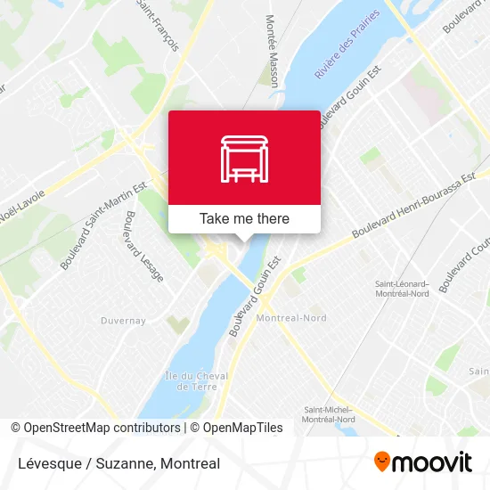 Lévesque / Suzanne map