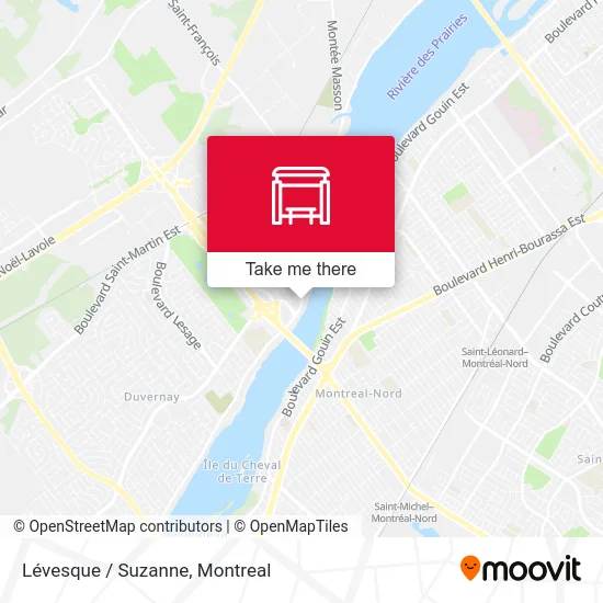 Lévesque / Suzanne map