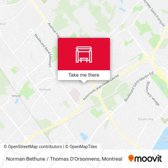 Norman-Bethune / Thomas D'Orsonnens map