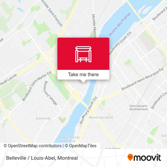 Belleville / Louis-Abel map