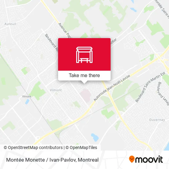Montée Monette / Ivan-Pavlov map