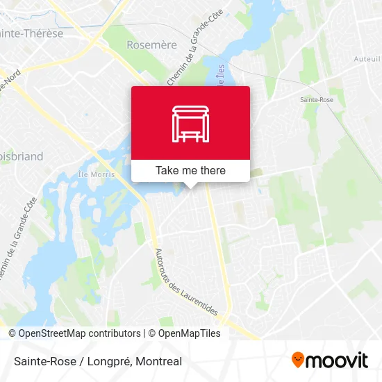 Sainte-Rose / Longpré map