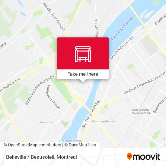 Belleville / Beausoleil map