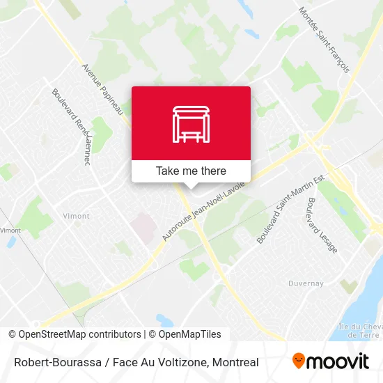 Robert-Bourassa / Face Au Voltizone map