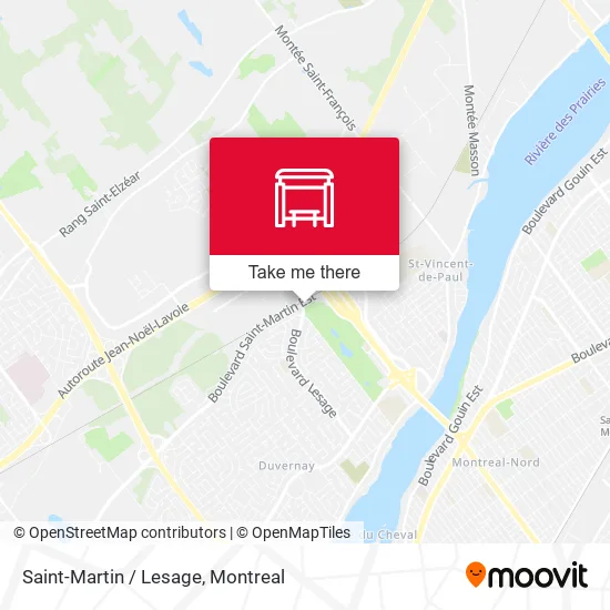 Saint-Martin / Lesage map