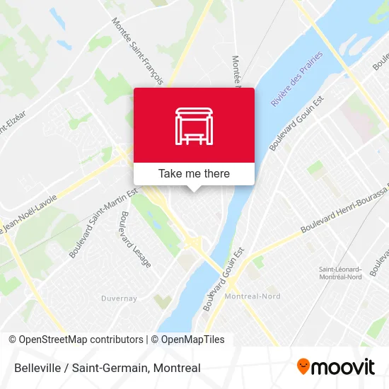 Belleville / Saint-Germain map