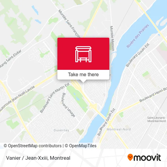 Vanier / Jean-Xxiii map