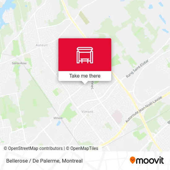 Bellerose / De Palerme map