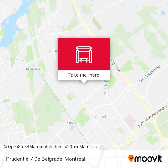 Prudentiel / De Belgrade map