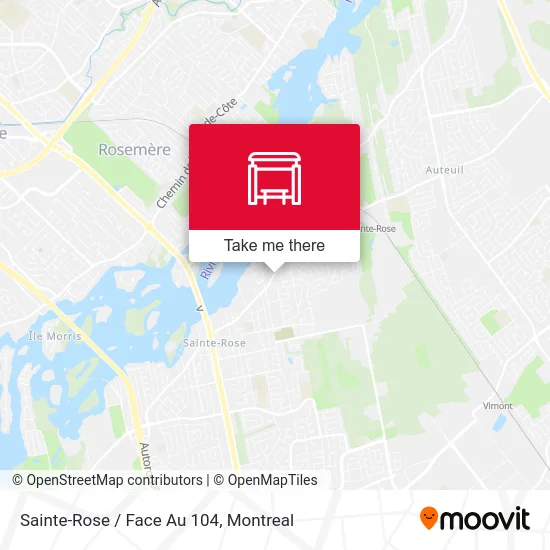 Sainte-Rose / Face Au 104 map