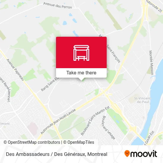 Des Ambassadeurs / Des Généraux map