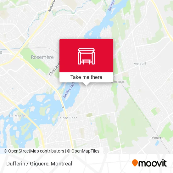 Dufferin / Giguère map