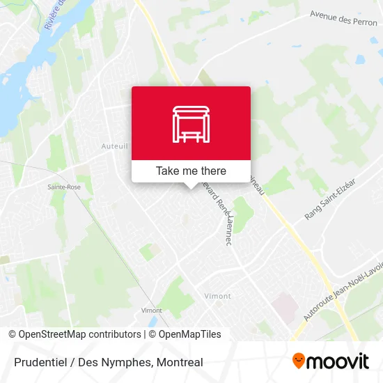 Prudentiel / Des Nymphes map