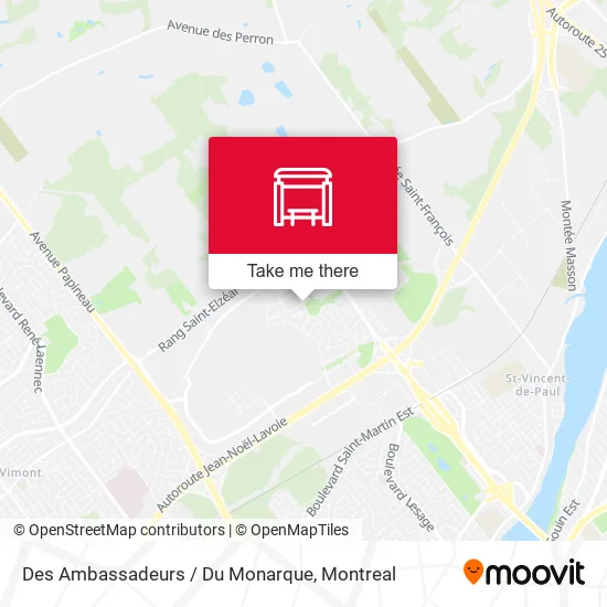 Des Ambassadeurs / Du Monarque map