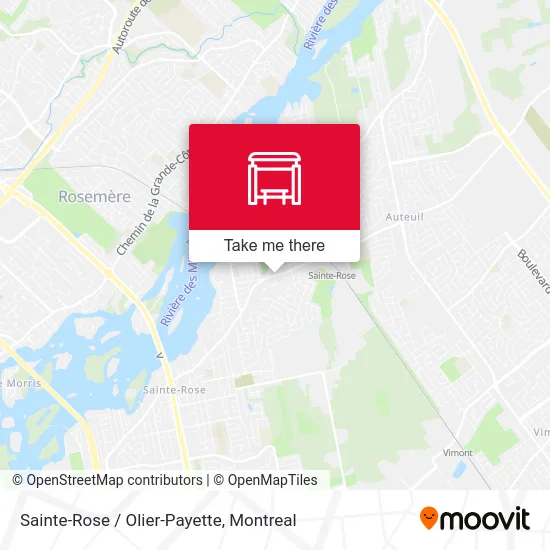 Sainte-Rose / Olier-Payette map