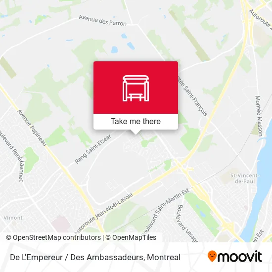 De L'Empereur / Des Ambassadeurs map