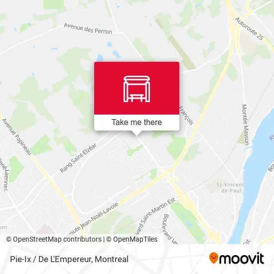 Pie-Ix / De L'Empereur map