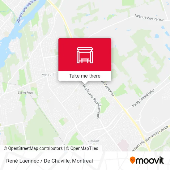 René-Laennec / De Chaville map