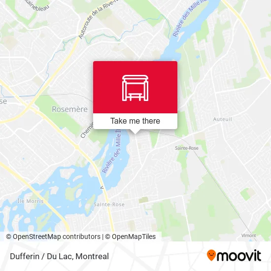 Dufferin / Du Lac map