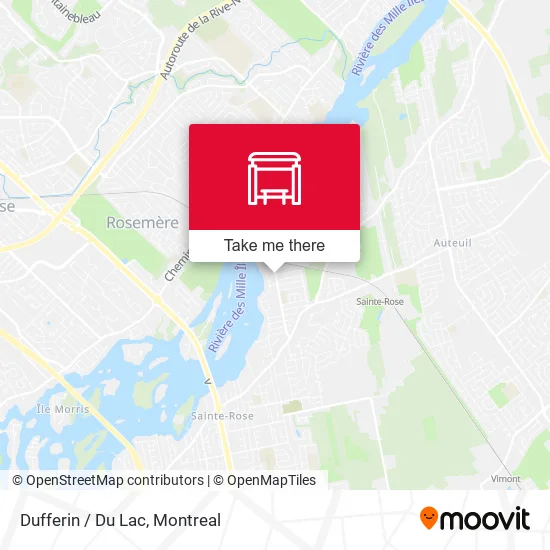 Dufferin / Du Lac map