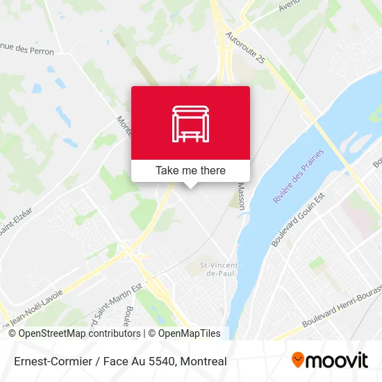 Ernest-Cormier / Face Au 5540 map