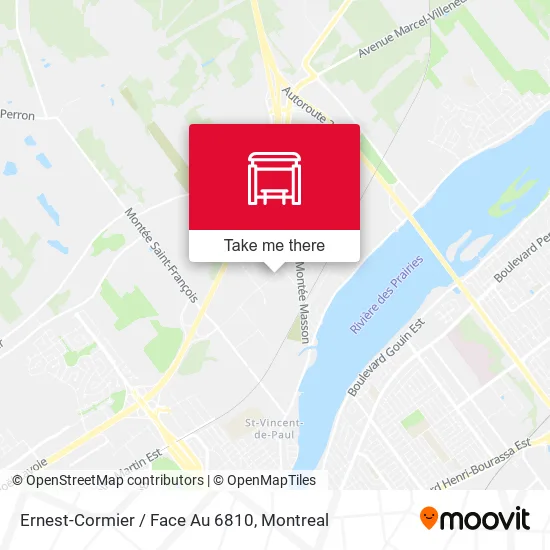 Ernest-Cormier / Face Au 6810 map