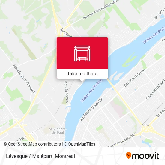 Lévesque / Malépart map