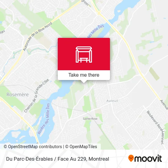 Du Parc-Des-Érables / Face Au 229 map