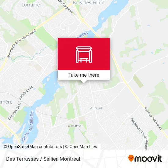 Des Terrasses / Sellier map