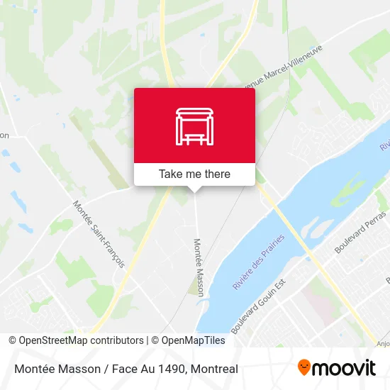 Montée Masson / Face Au 1490 map