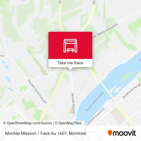 Montée Masson / Face Au 1601 map