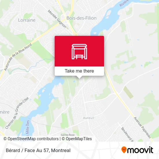 Bérard / Face Au 57 map